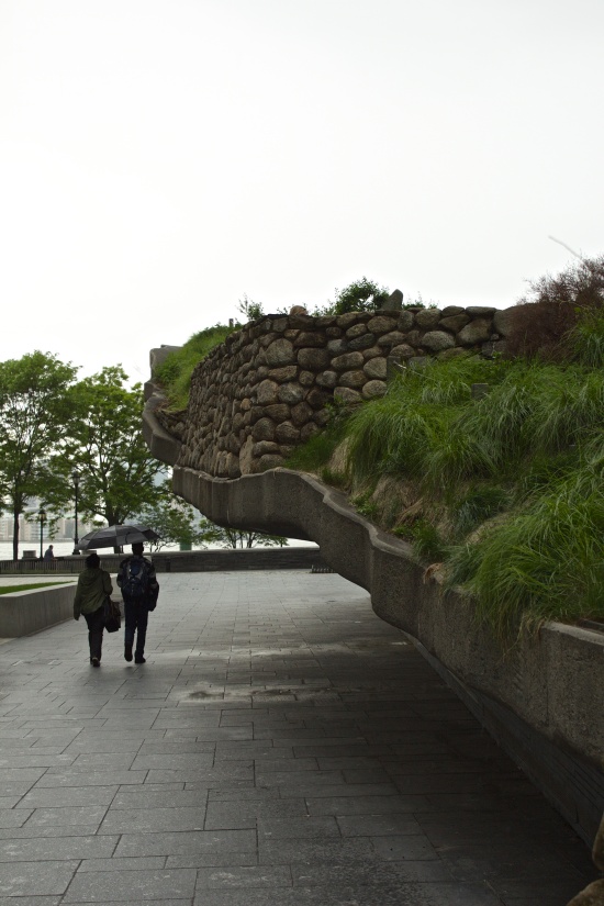 The Irish Hunger Memorial, Battery Park...the Saturday of Memorial Day weekend