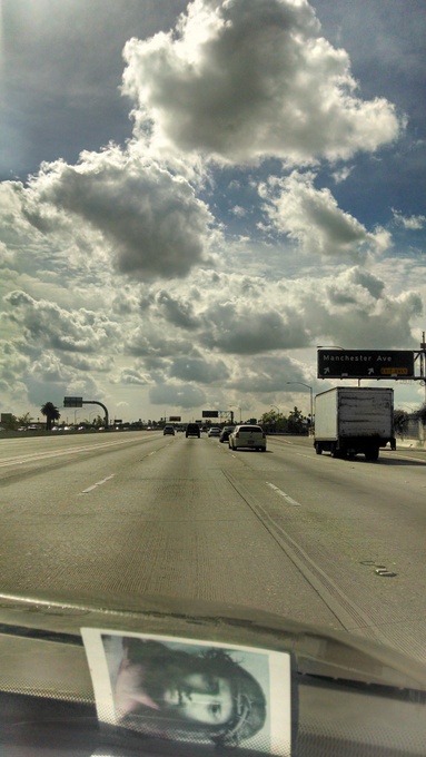 Jesus on the road, Los Angeles, California
