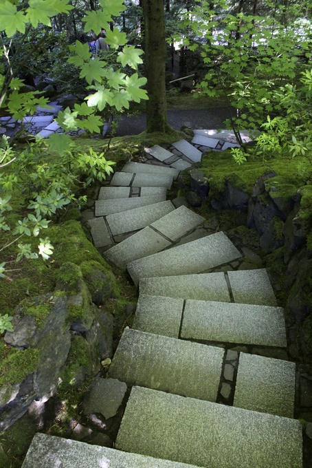 Winding path, Portland Japanese Garden