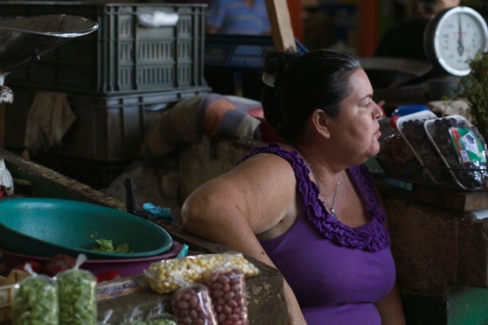 Market seller, Girardot, Colombia