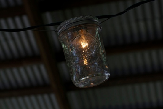 Mason jar light